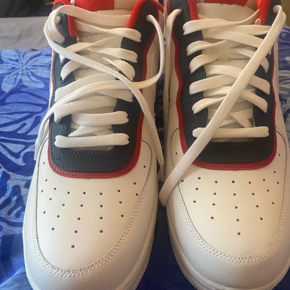 Nike Red and Black Air Sneakers